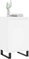vidaXL - Dressoirs - 2 - st - 40x35x70 - cm - bewerkt - hout - wit