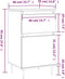 vidaXL - Dressoirs - 2 - st - 40x35x70 - cm - bewerkt - hout - wit