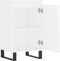 vidaXL - Dressoirs - 2 - st - 40x35x70 - cm - bewerkt - hout - wit