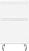 vidaXL - Dressoirs - 2 - st - 40x35x70 - cm - bewerkt - hout - wit