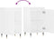 vidaXL - Dressoirs - 2 - st - 40x35x70 - cm - bewerkt - hout - wit