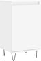 vidaXL - Dressoirs - 2 - st - 40x35x70 - cm - bewerkt - hout - wit