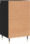vidaXL - Dressoirs - 2 - st - 40x35x70 - cm - bewerkt - hout - zwart
