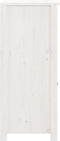 vidaXL - Dressoirs - 2 - st - 40x35x80 - cm - massief - grenenhout - wit