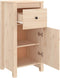 vidaXL - Dressoirs - 2 - st - 40x35x80 - cm - massief - grenenhout