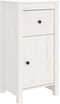 vidaXL - Dressoirs - 2 - st - 40x35x80 - cm - massief - grenenhout - wit
