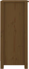 vidaXL - Dressoirs - 2 - st - 40x35x80 - cm - massief - grenenhout - honingbruin
