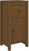 vidaXL - Dressoirs - 2 - st - 40x35x80 - cm - massief - grenenhout - honingbruin