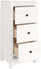 vidaXL - Dressoirs - 2 - st - 40x35x80 - cm - massief - grenenhout - wit