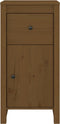 vidaXL - Dressoirs - 2 - st - 40x35x80 - cm - massief - grenenhout - honingbruin