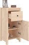 vidaXL - Dressoirs - 2 - st - 40x35x80 - cm - massief - grenenhout