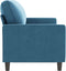 vidaXL - Driezitsbank - 180 - cm - fluweel - blauw