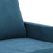 vidaXL - Driezitsbank - 180 - cm - fluweel - blauw