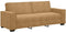 vidaXL - Driezitsbank - 180 - cm - fluweel - bruin