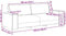 vidaXL - Driezitsbank - 180 - cm - fluweel - bruin