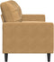 vidaXL - Driezitsbank - 180 - cm - fluweel - bruin