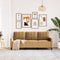 vidaXL - Driezitsbank - 180 - cm - fluweel - bruin