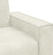 vidaXL - Driezitsbank - 180 - cm - fluweel - crèmekleurig