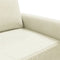 vidaXL - Driezitsbank - 180 - cm - fluweel - crèmekleurig