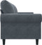vidaXL - Driezitsbank - 180 - cm - fluweel - donkergrijs