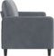 vidaXL - Driezitsbank - 180 - cm - fluweel - donkergrijs