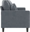 vidaXL - Driezitsbank - 180 - cm - fluweel - donkergrijs