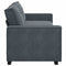 vidaXL - Driezitsbank - 180 - cm - fluweel - donkergrijs