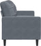 vidaXL - Driezitsbank - 180 - cm - fluweel - donkergrijs