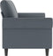 vidaXL - Driezitsbank - 180 - cm - fluweel - donkergrijs