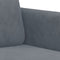 vidaXL - Driezitsbank - 180 - cm - fluweel - donkergrijs