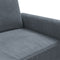 vidaXL - Driezitsbank - 180 - cm - fluweel - donkergrijs