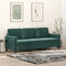 vidaXL - Driezitsbank - 180 - cm - fluweel - donkergroen