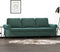 vidaXL - Driezitsbank - 180 - cm - fluweel - donkergroen