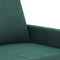 vidaXL - Driezitsbank - 180 - cm - fluweel - donkergroen