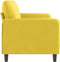 vidaXL - Driezitsbank - 180 - cm - fluweel - geel
