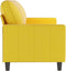 vidaXL - Driezitsbank - 180 - cm - fluweel - geel