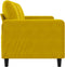 vidaXL - Driezitsbank - 180 - cm - fluweel - geel