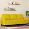vidaXL - Driezitsbank - 180 - cm - fluweel - geel