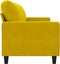 vidaXL - Driezitsbank - 180 - cm - fluweel - geel