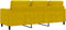vidaXL - Driezitsbank - 180 - cm - fluweel - geel