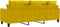 vidaXL - Driezitsbank - 180 - cm - fluweel - geel