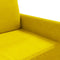vidaXL - Driezitsbank - 180 - cm - fluweel - geel