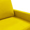 vidaXL - Driezitsbank - 180 - cm - fluweel - geel