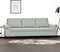 vidaXL - Driezitsbank - 180 - cm - fluweel - lichtgrijs