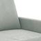 vidaXL - Driezitsbank - 180 - cm - fluweel - lichtgrijs