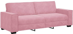 vidaXL - Driezitsbank - 180 - cm - fluweel - roze