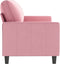 vidaXL - Driezitsbank - 180 - cm - fluweel - roze