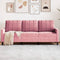 vidaXL - Driezitsbank - 180 - cm - fluweel - roze