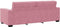 vidaXL - Driezitsbank - 180 - cm - fluweel - roze
