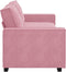 vidaXL - Driezitsbank - 180 - cm - fluweel - roze